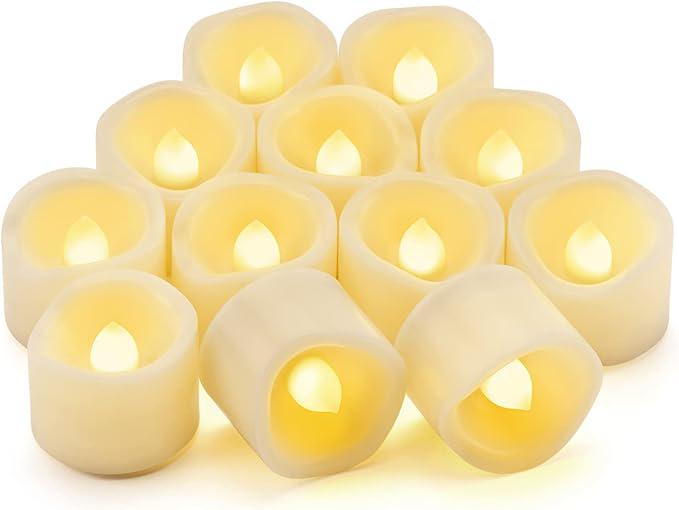 Battery Operated Tea Light Candle, Flickering LED Candle, Wedding Table Décor