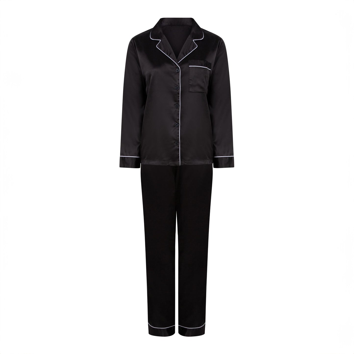 Personalised Satin Pyjama Set, Luxury Gift for Wife or Girlfriend, Valentine’s or Birthday PJs