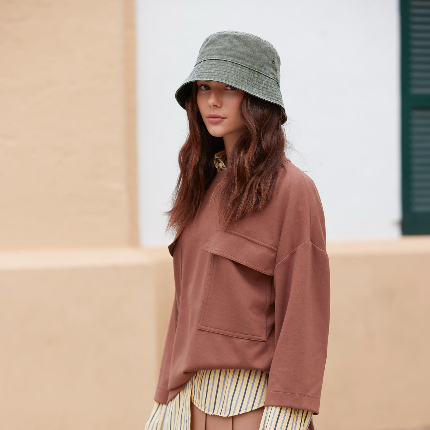 Vintage Cotton Bucket Hat, Unisex Summer Hat, Festival or Travel Gift