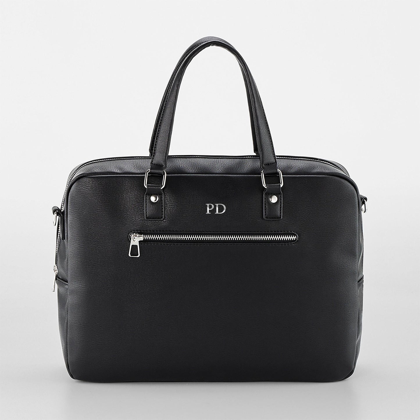 Tailored Luxe Briefcase, Personalised Men’s Work Bag, Luxury Gift for Him