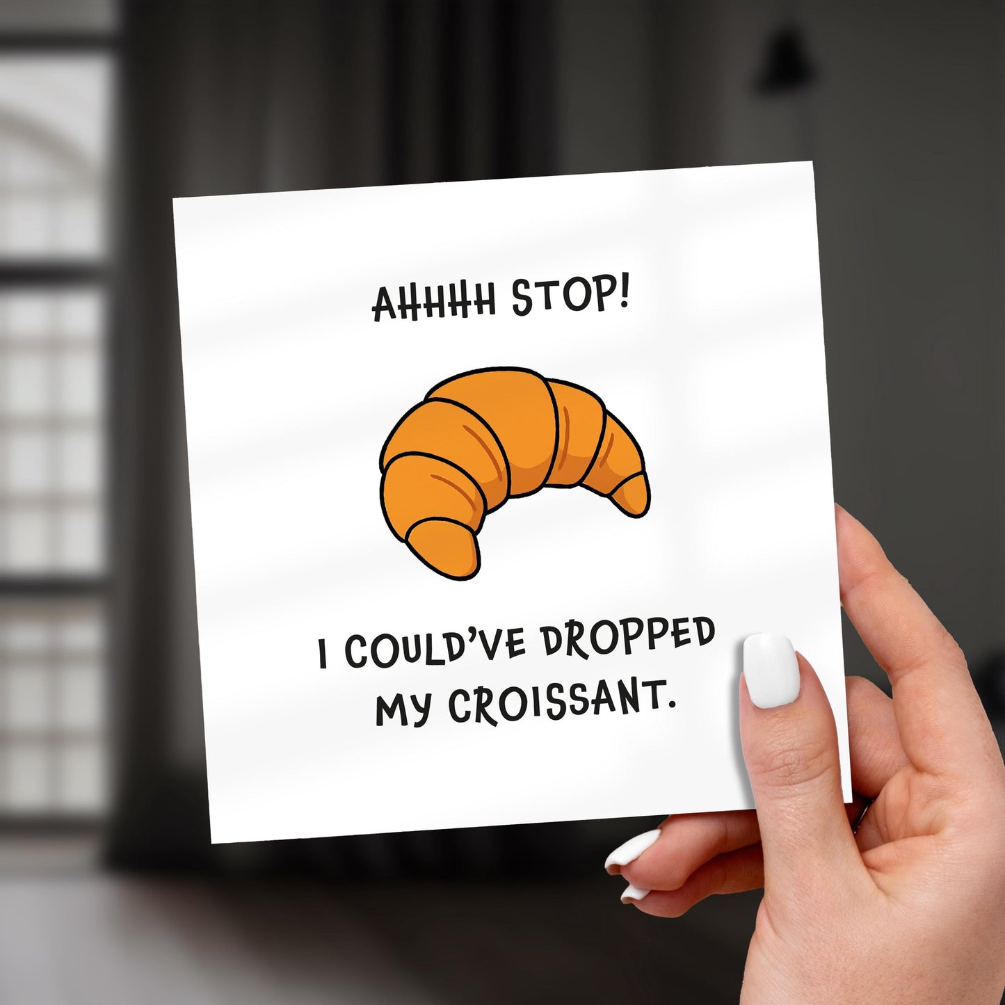 Funny Croissant Vine Birthday Card: Meme Pop Culture Gift