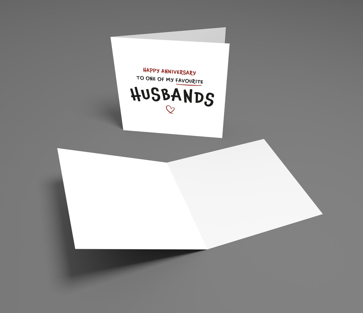 Funny Anniversary Card for Husband: Sarcastic Love Card