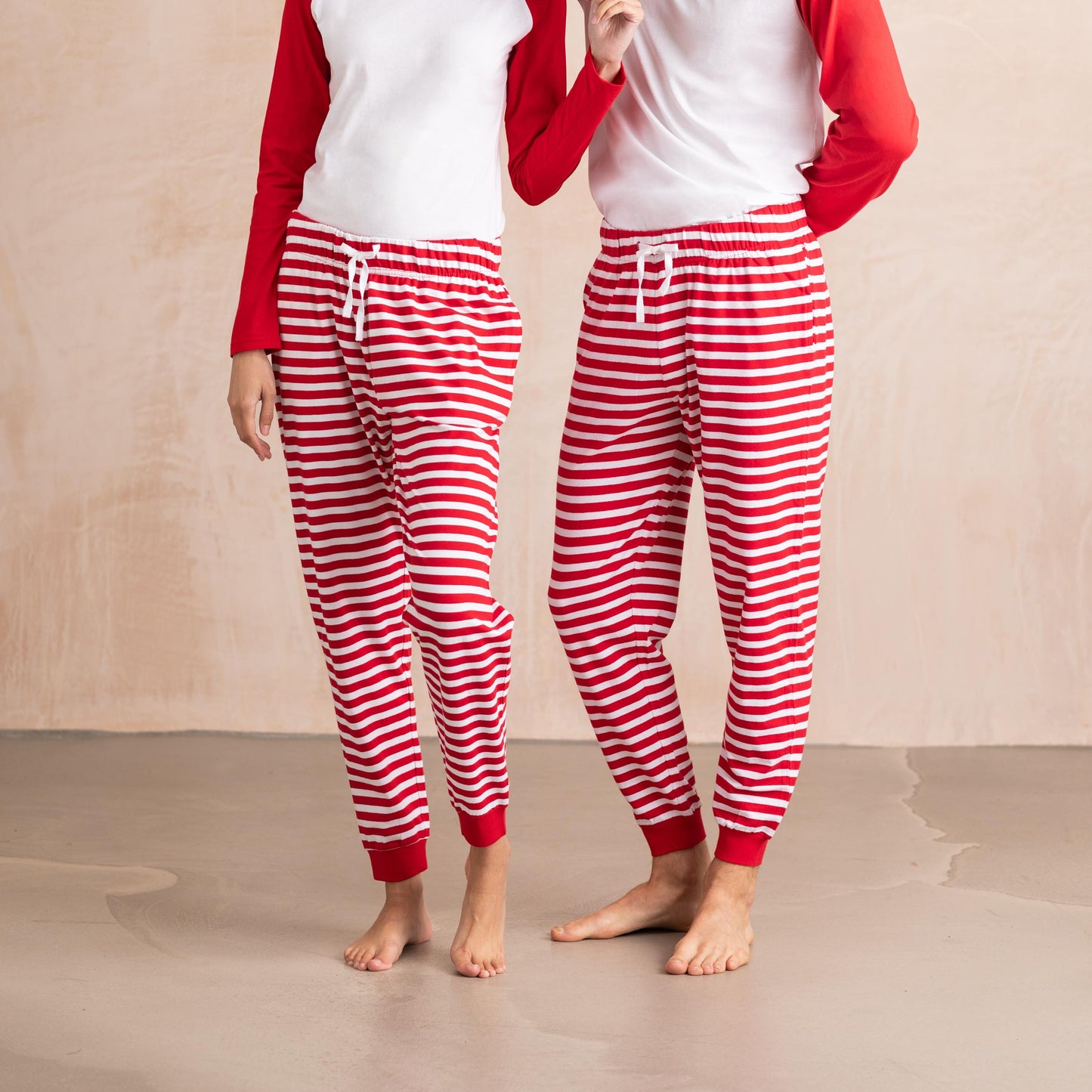 Heather Grey Star Christmas Pyjama Bottoms, Matching Family PJs, Festive Gift for Him or Her