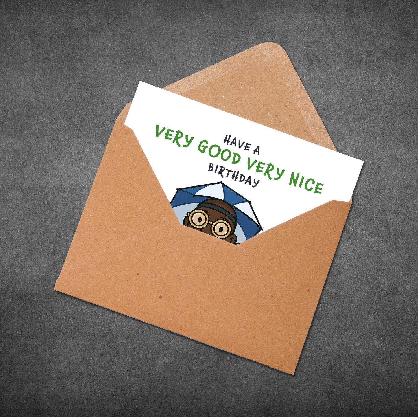 Funny Very Good Very Nice Birthday Card, Tenerife Looky Looky Man Meme Card, Internet Sensation Holiday Birthday Card for Him or Her