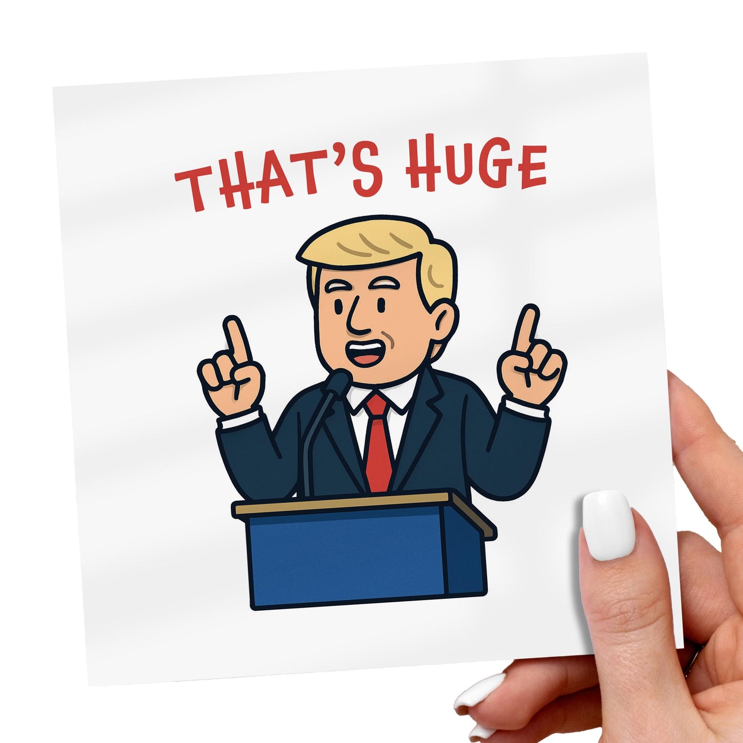 Funny Donald Trump Congratulations Card: New Job, Baby, Milestone