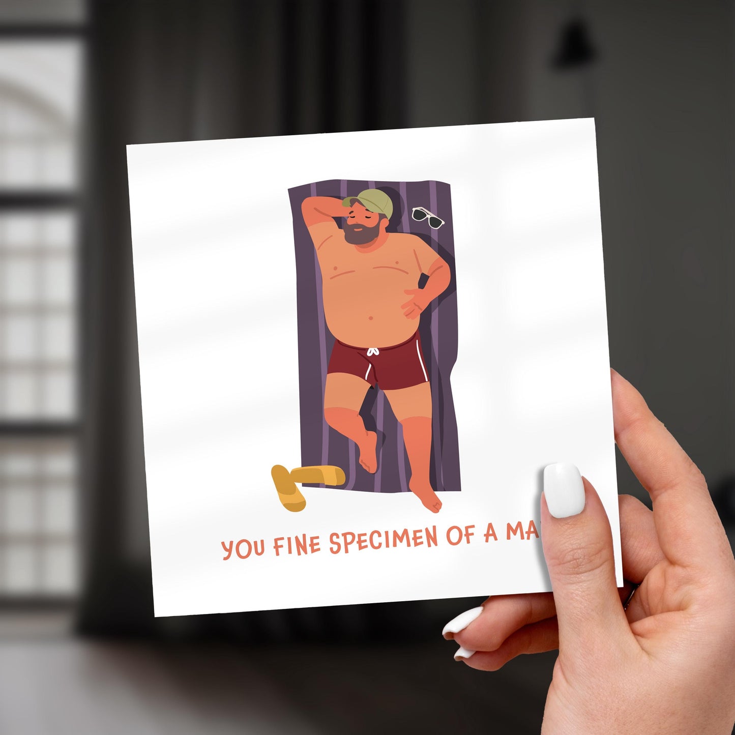 Funny Birthday Card for Him, Valentine’s Day Card, Anniversary Card for Husband, Boyfriend or Friend, Joke Card from Wife or Girlfriend