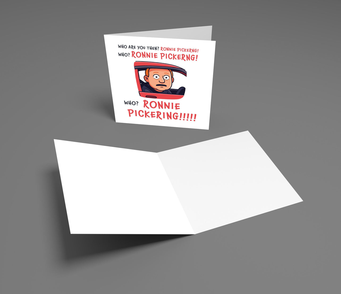 Ronnie Pickering Meme Card: British Humor, Viral Quote