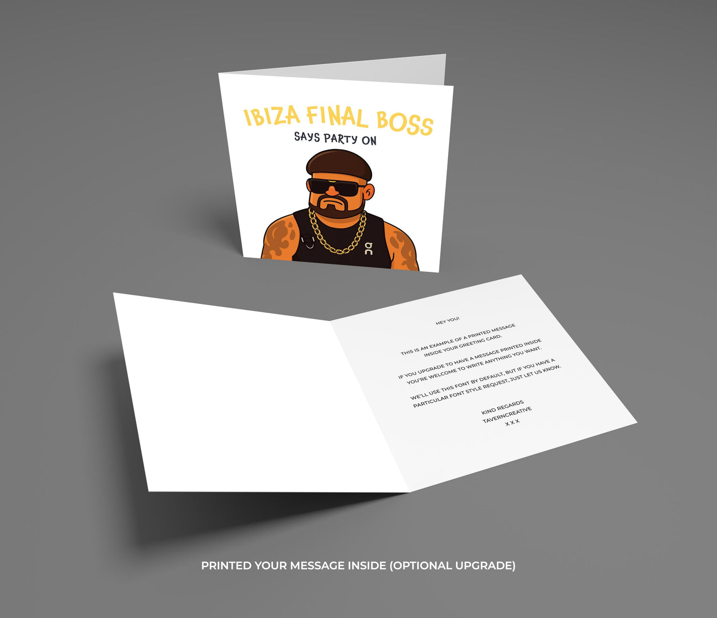 Funny Ibiza Birthday Card for Him: Jack Kay Meme Card