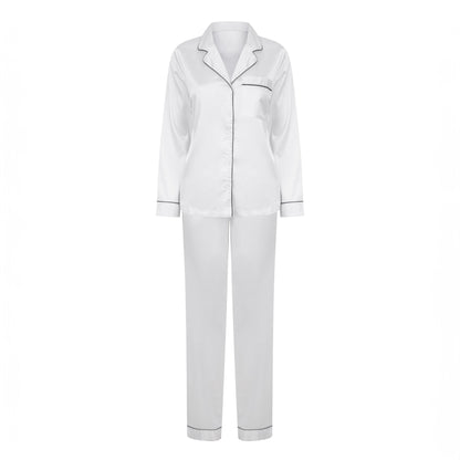 White pajama set on a white background