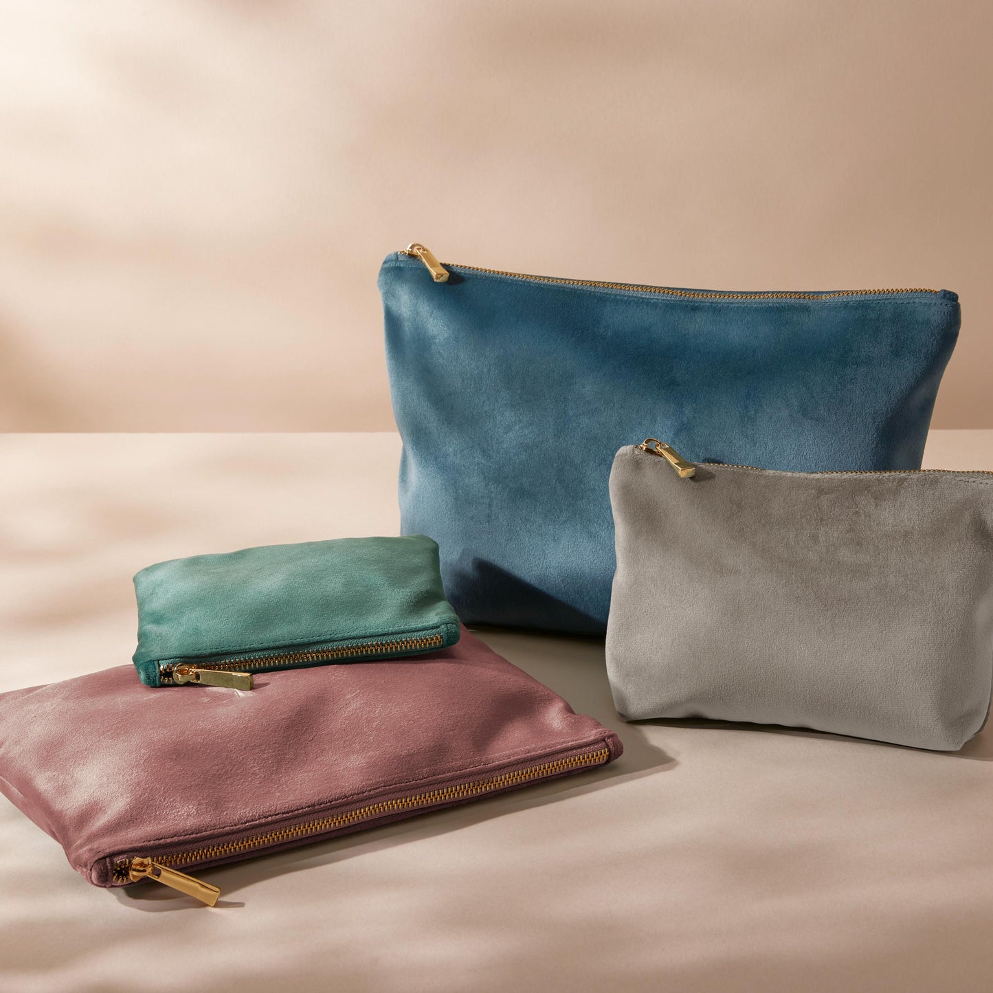 Velvet Accessory Bag, Personalised Make Up Pouch, Luxury Gift for Her