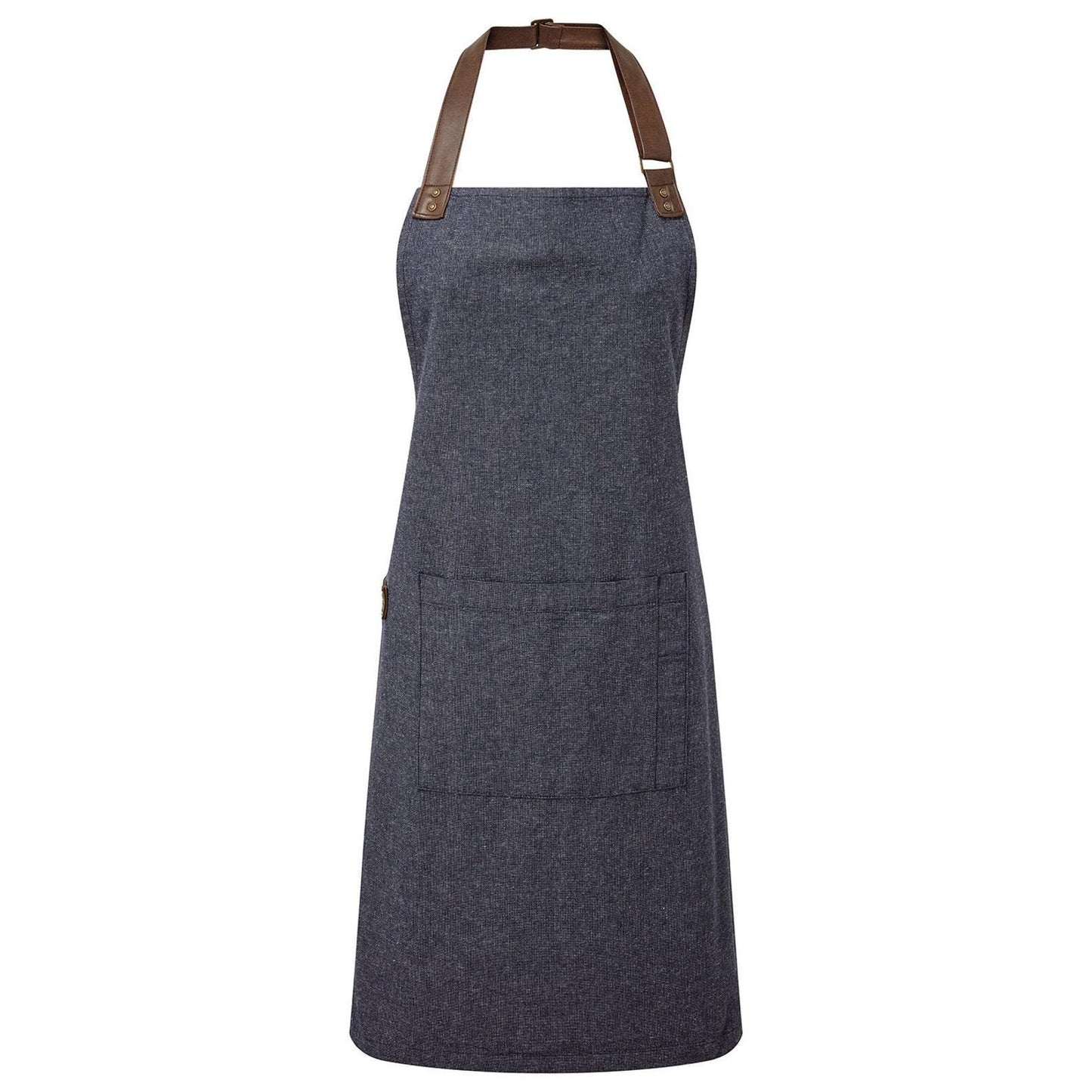 Burgundy Oxford Bib Apron, Personalised Cooking Apron, Gift for Him or Her