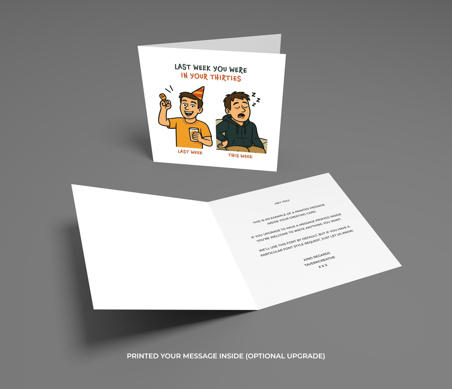 Funny 40th Birthday Card: Milestone Joke Card For Him