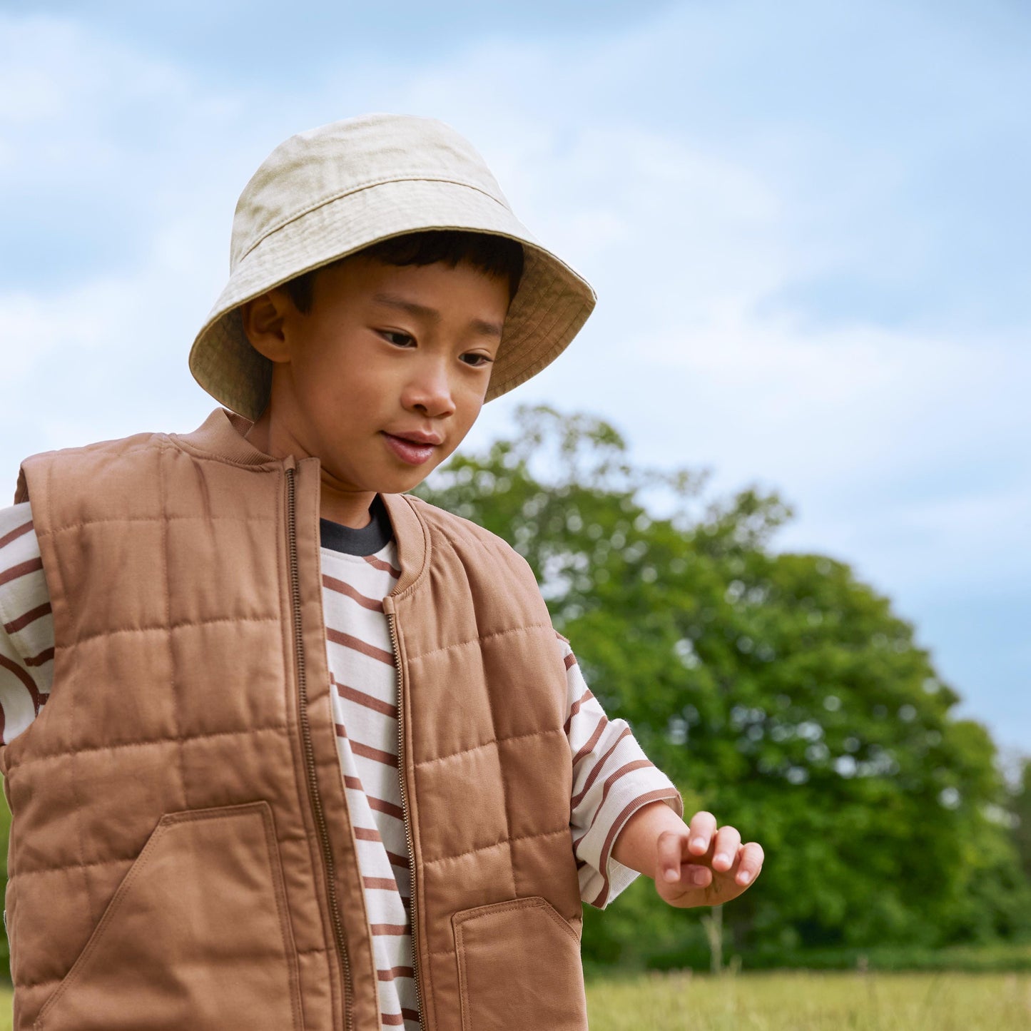Vintage Cotton Bucket Hat, Unisex Summer Hat, Festival or Holiday Gift