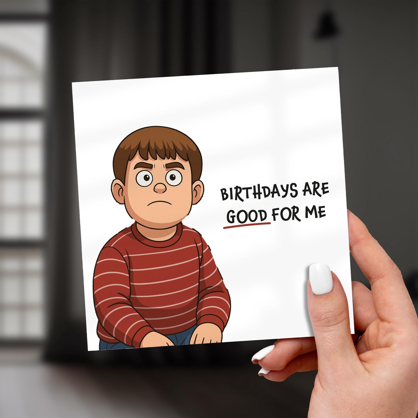 Funny Bacon Birthday Card: Wife Swap Meme, Reality TV Quote