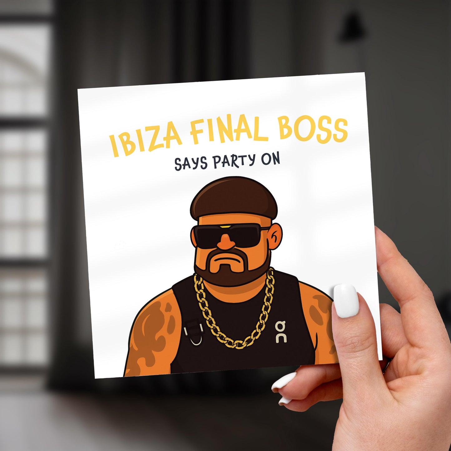 Funny Ibiza Birthday Card for Him: Jack Kay Meme Card