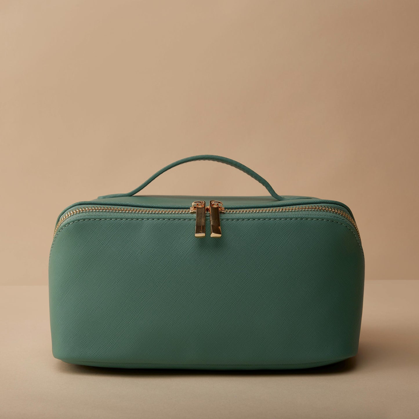 Personalised Cosmetic Case, Leather-Look Travel Wash Bag, Luxury Gift for Her