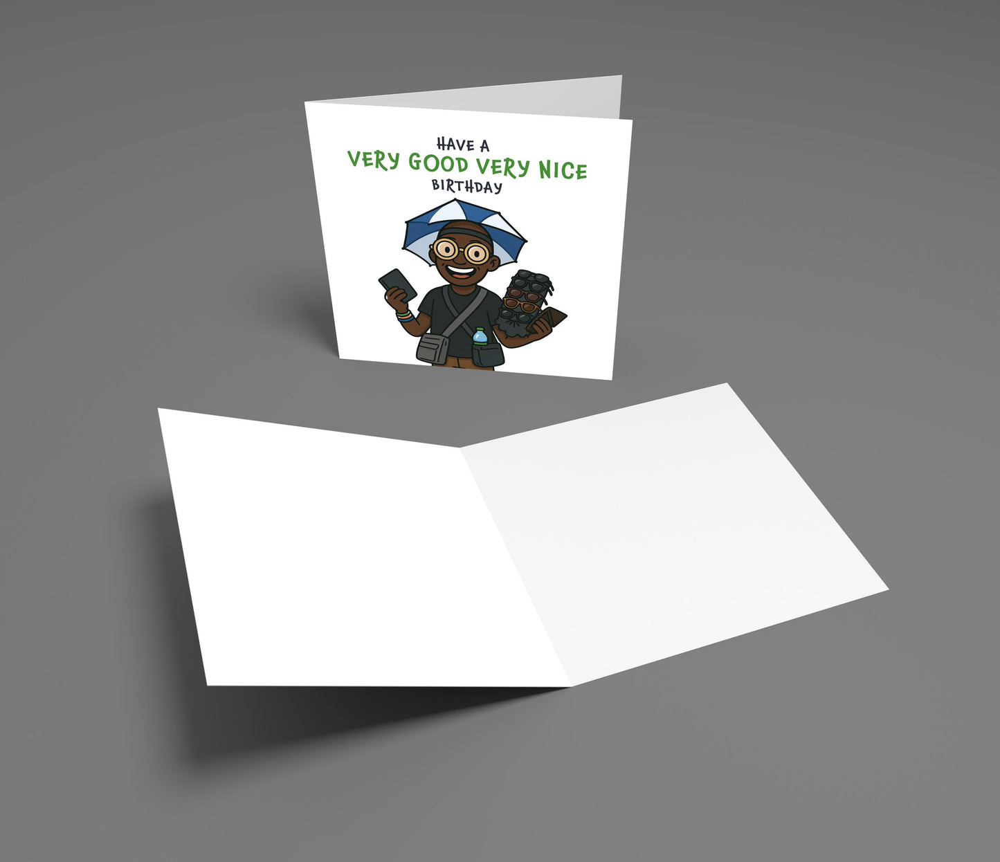 Funny Very Good Very Nice Birthday Card, Tenerife Looky Looky Man Meme Card, Internet Sensation Holiday Birthday Card for Him or Her