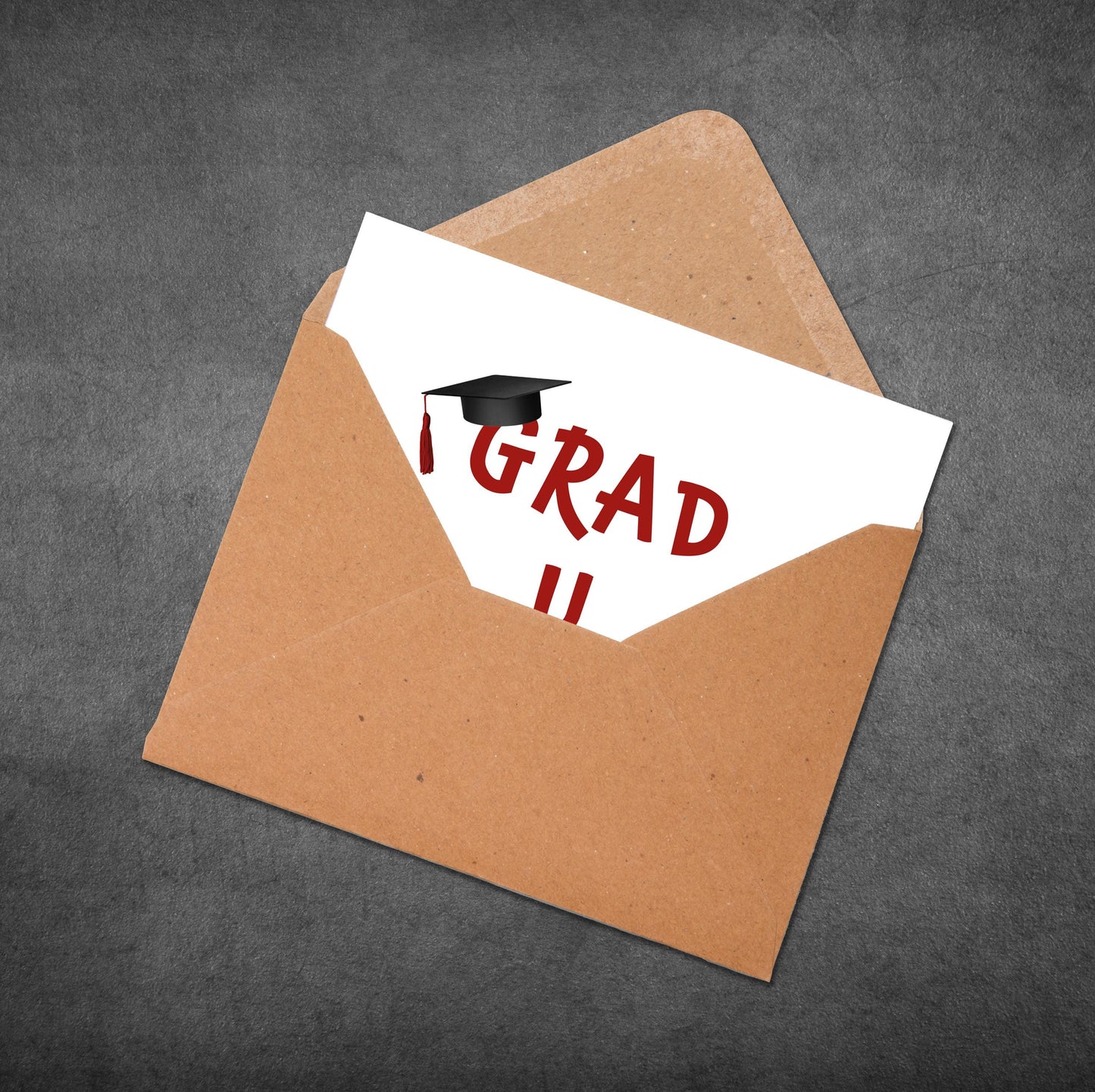 Funny Graduation Card: You Ate Congrats - Viral Meme Slang