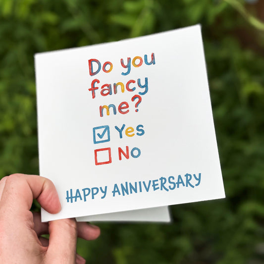 Funny Anniversary Card: Playful Tick Box Design for Couples