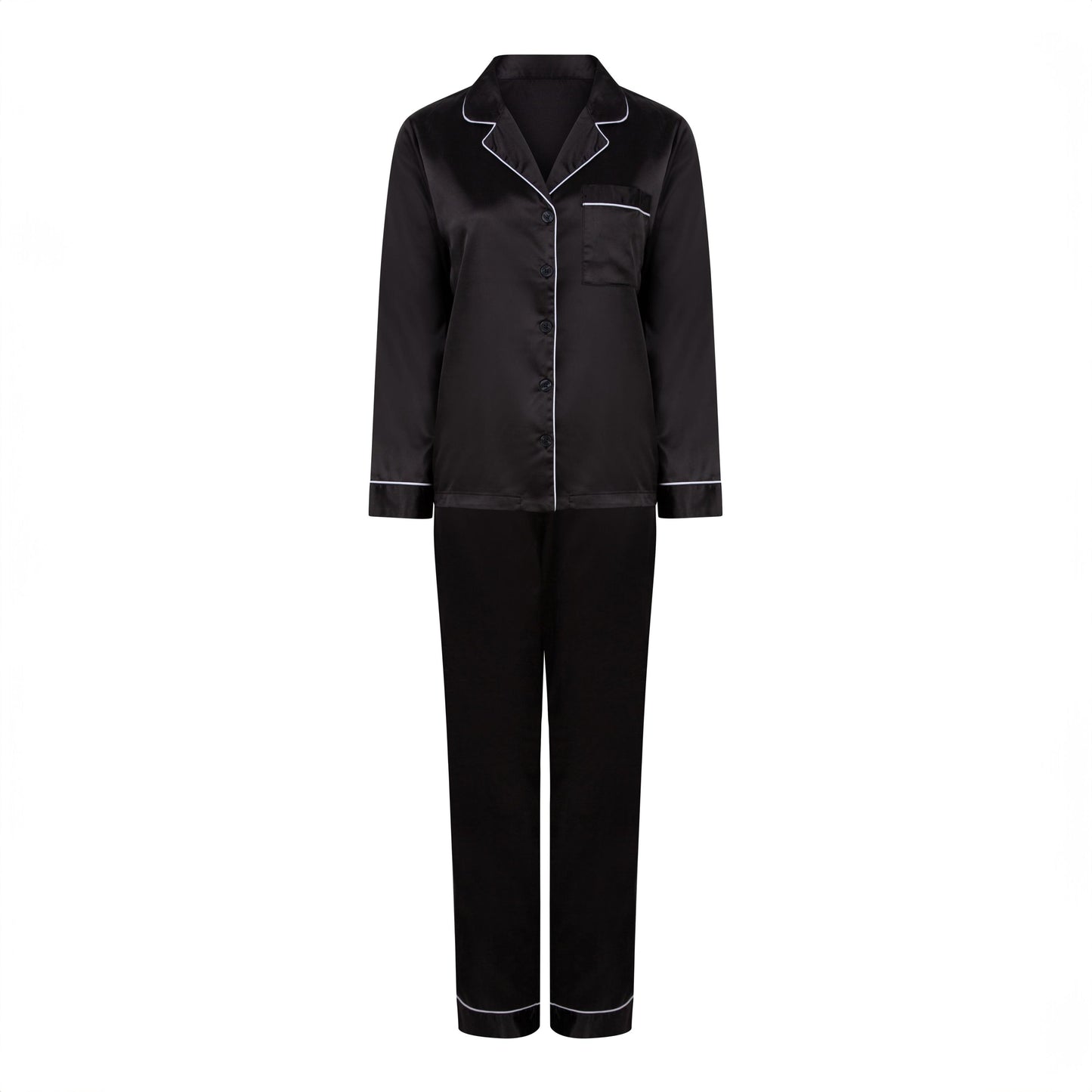 Personalised Bridal Pyjama Set, Satin Wedding PJs, Gift for Bride or Bridesmaids