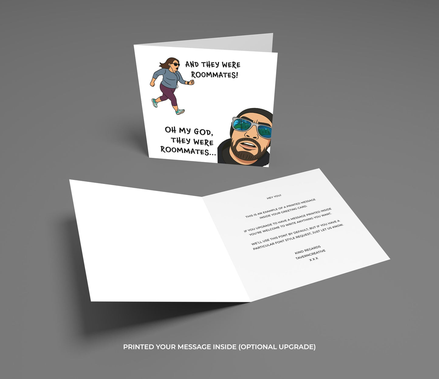 Funny Birthday Card: And They Were Roommates Vine Meme