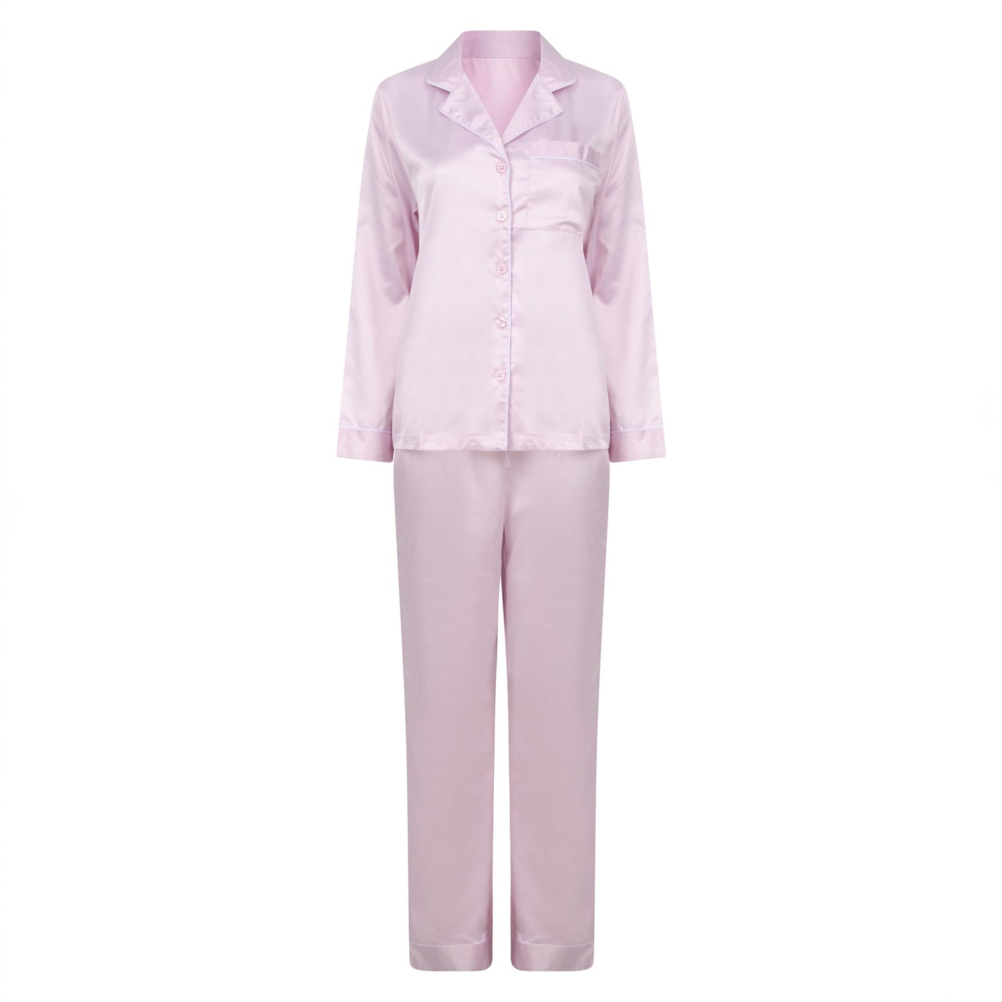 Personalised Satin Pyjama Set, Luxury Gift for Wife or Girlfriend, Valentine’s or Birthday PJs