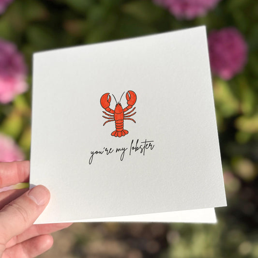 You're My Lobster Anniversary Card: Friends TV Show Quote