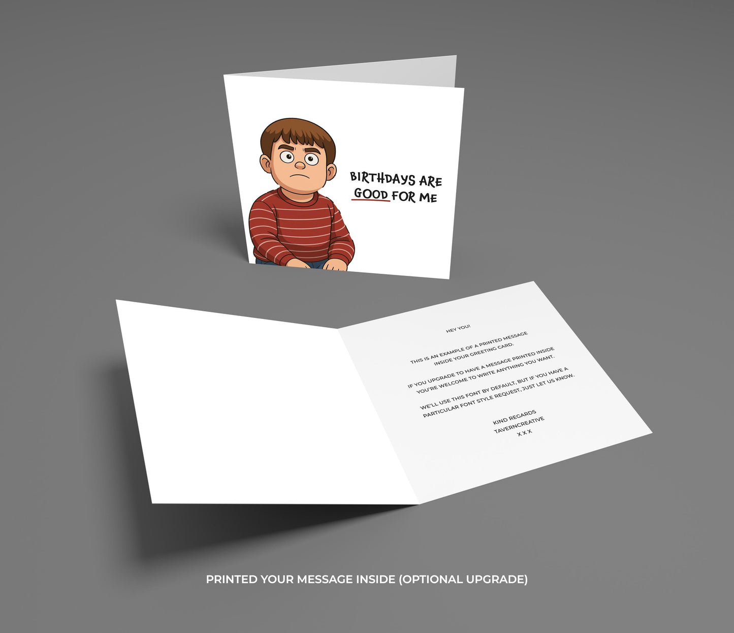 Funny Bacon Birthday Card: Wife Swap Meme, Reality TV Quote