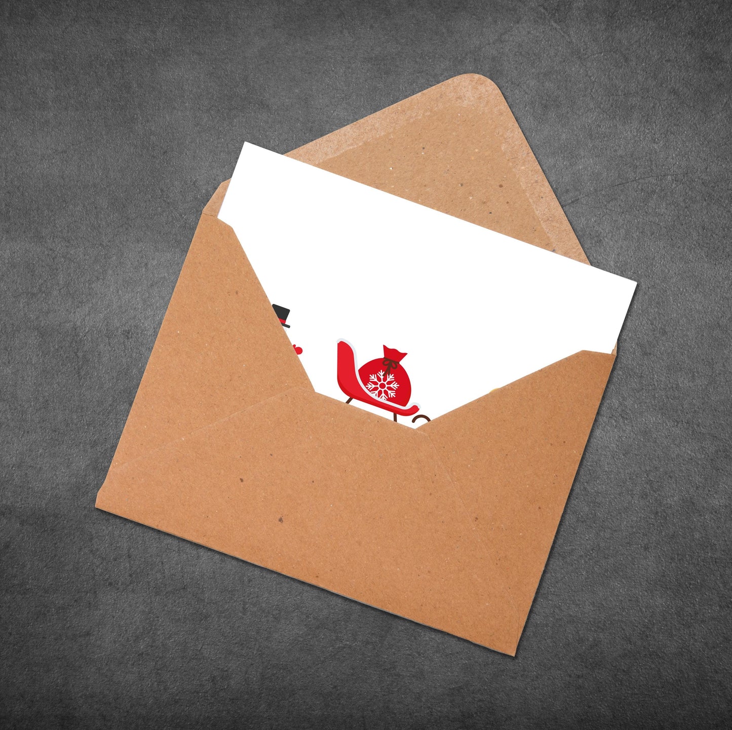 Funny Christmas Card: It's Giving Festive, Modern Holiday Greeting