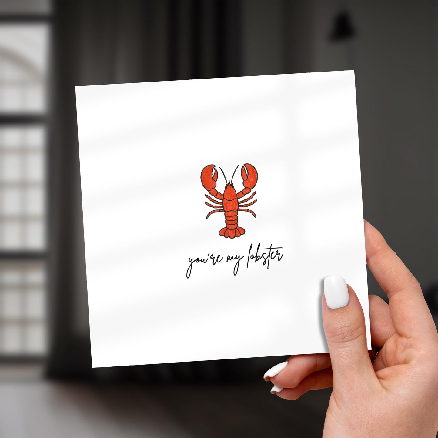You're My Lobster Anniversary Card: Friends TV Show Quote
