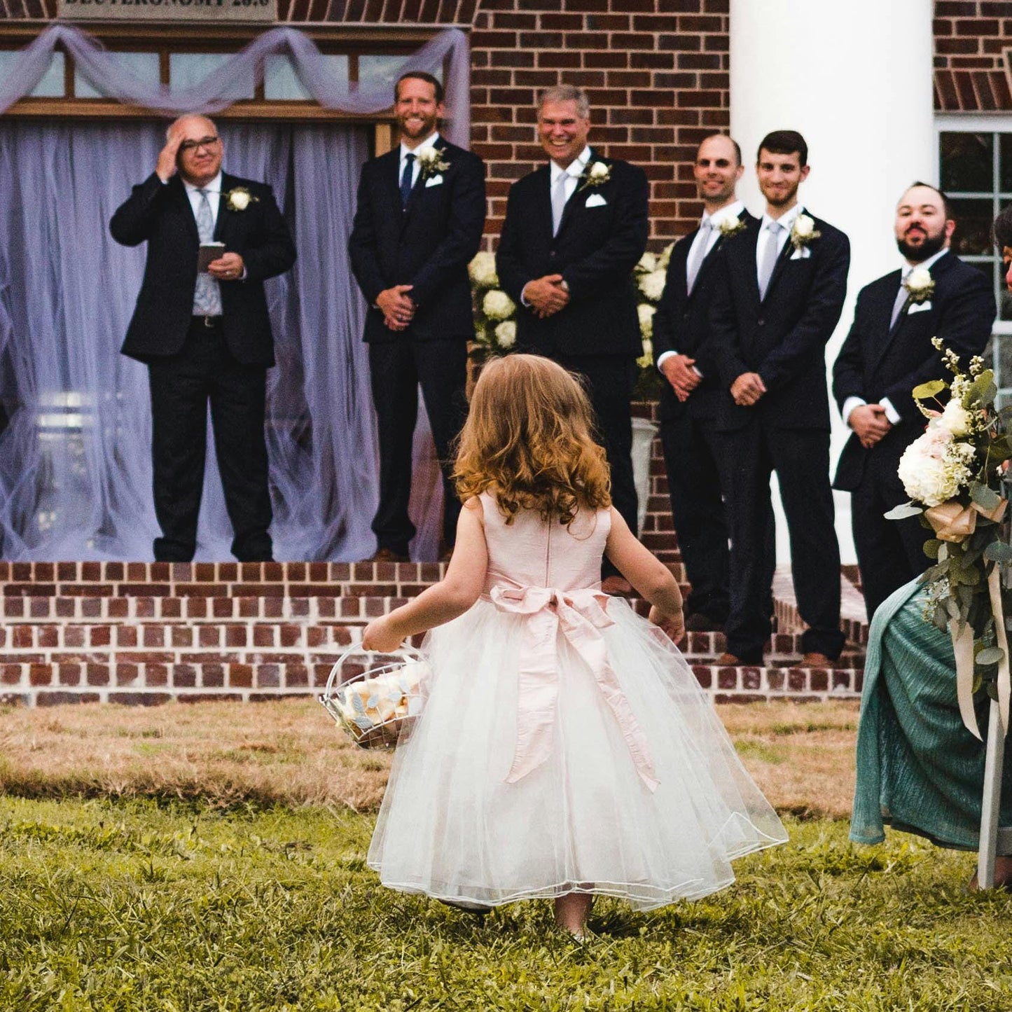 Flower Girl Proposal Card: Elegant Bridal Party Invite