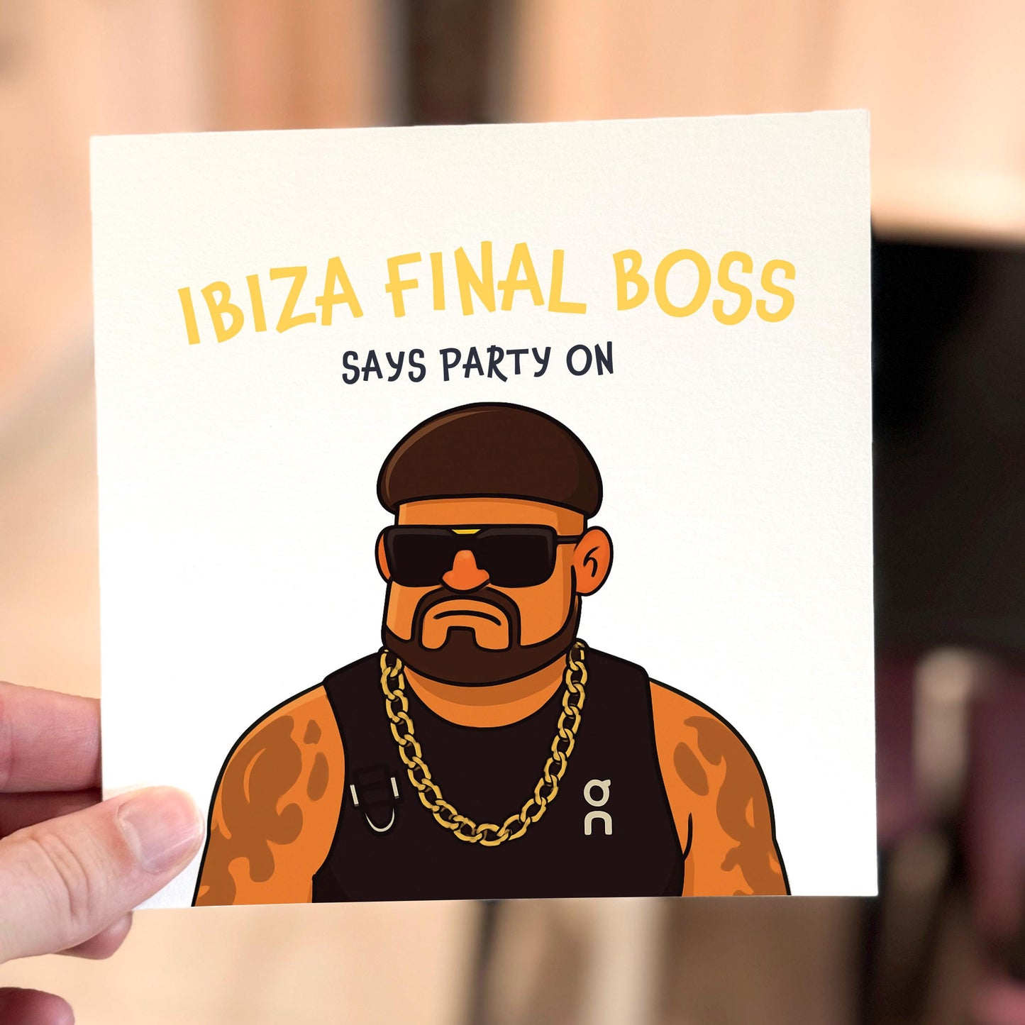 Funny Ibiza Birthday Card for Him: Jack Kay Meme Card