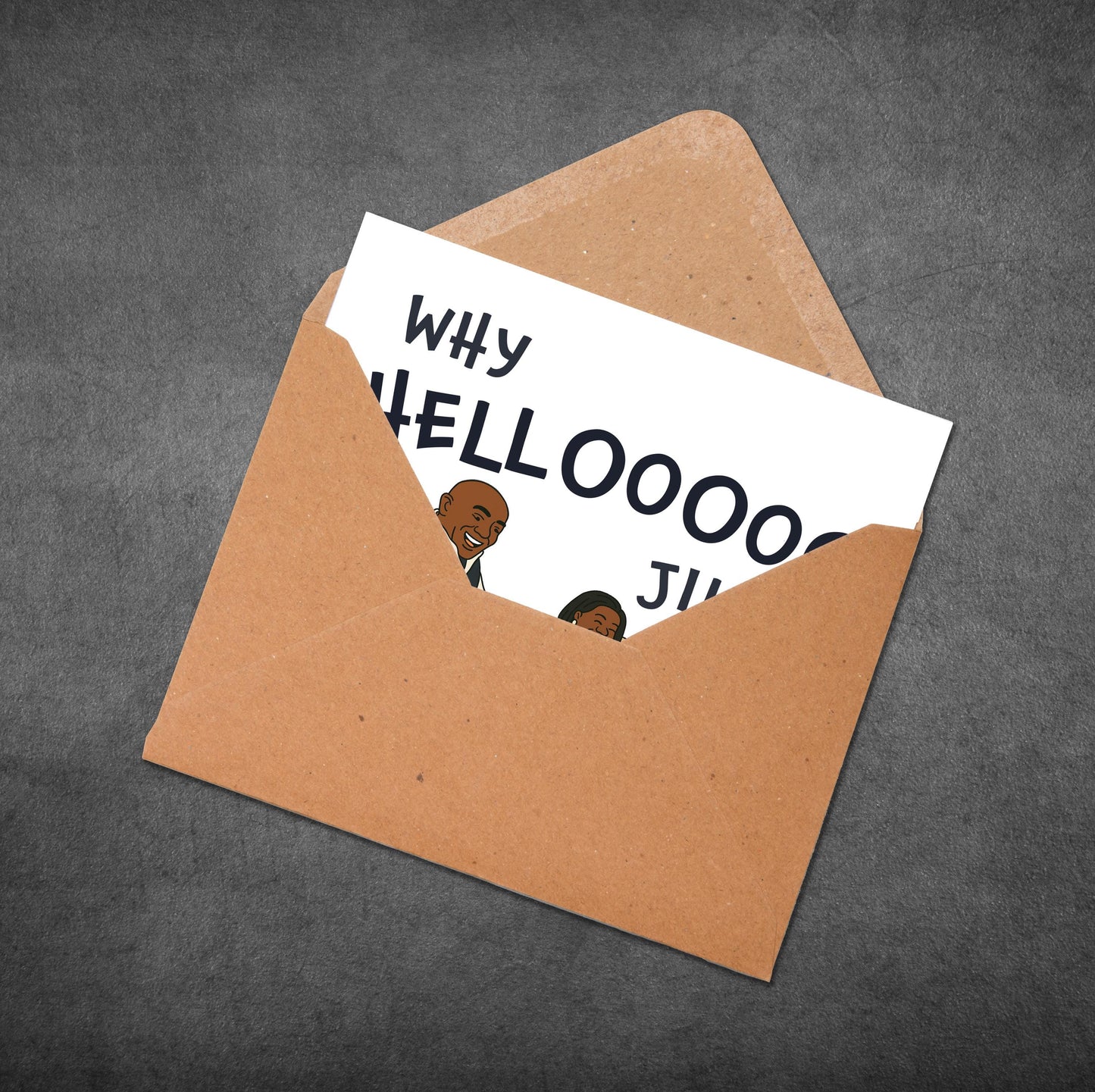 Why Hello Jill Birthday Card: Funny Meme Card for Friend