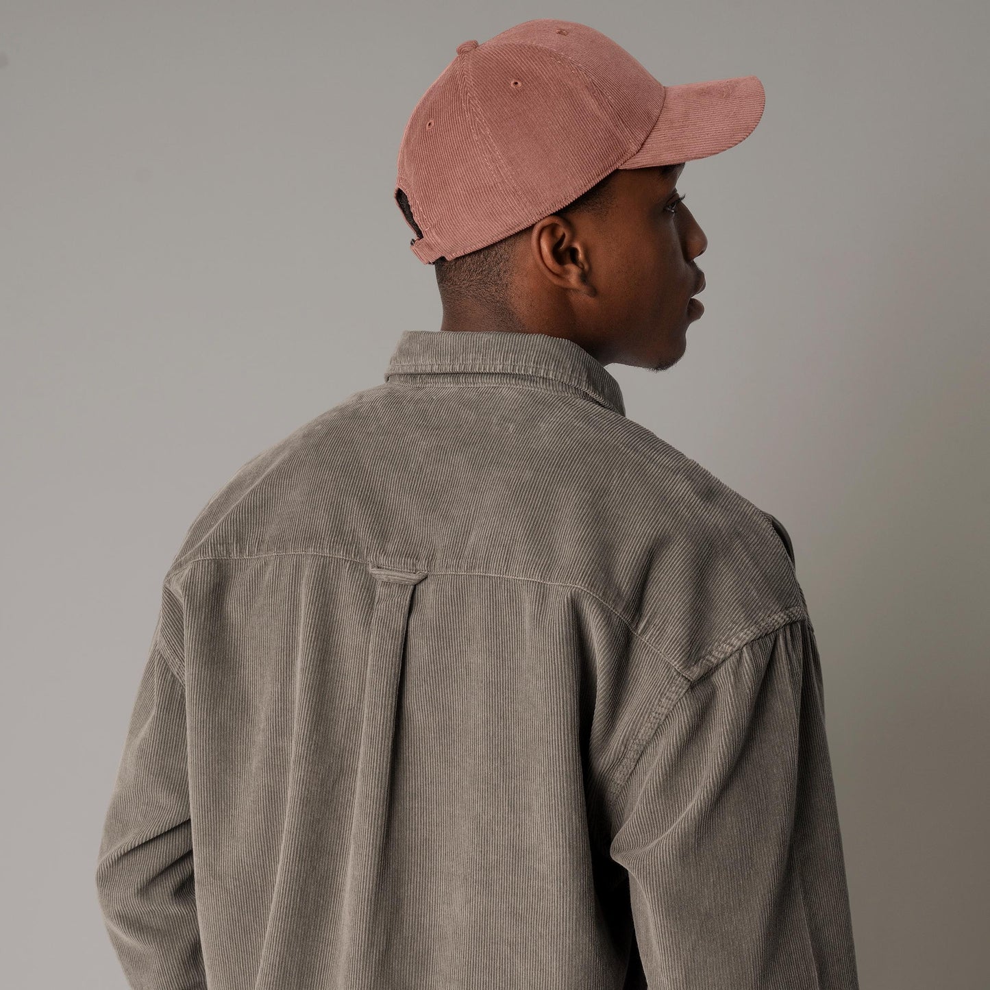 Organic Cotton Corduroy Baseball Cap, Sustainable Unisex Hat, Gift for Him or Her