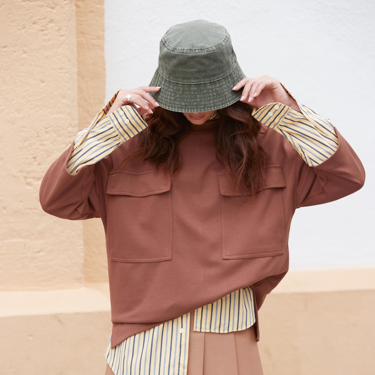 Vintage Cotton Bucket Hat, Unisex Summer Hat, Festival or Holiday Gift