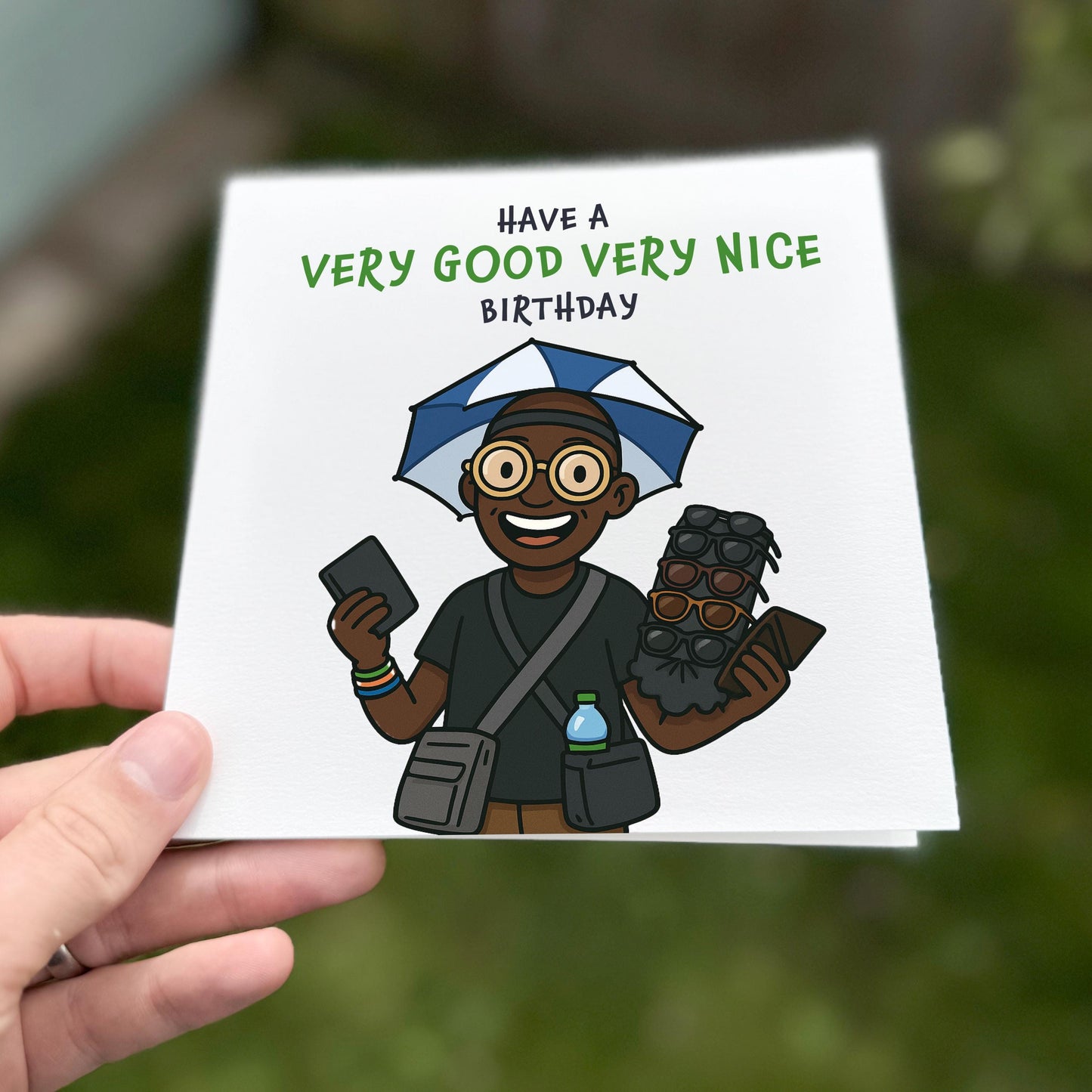 Funny Very Good Very Nice Birthday Card, Tenerife Looky Looky Man Meme Card, Internet Sensation Holiday Birthday Card for Him or Her