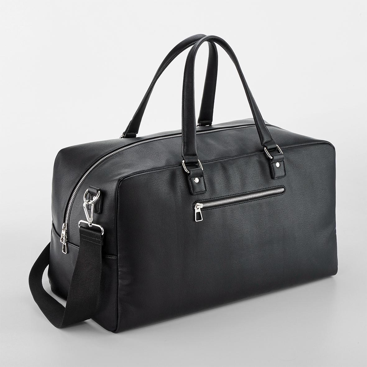 Tailored Luxe Weekender Bag, Personalised Men’s Travel Bag, Luxury Holdall Gift
