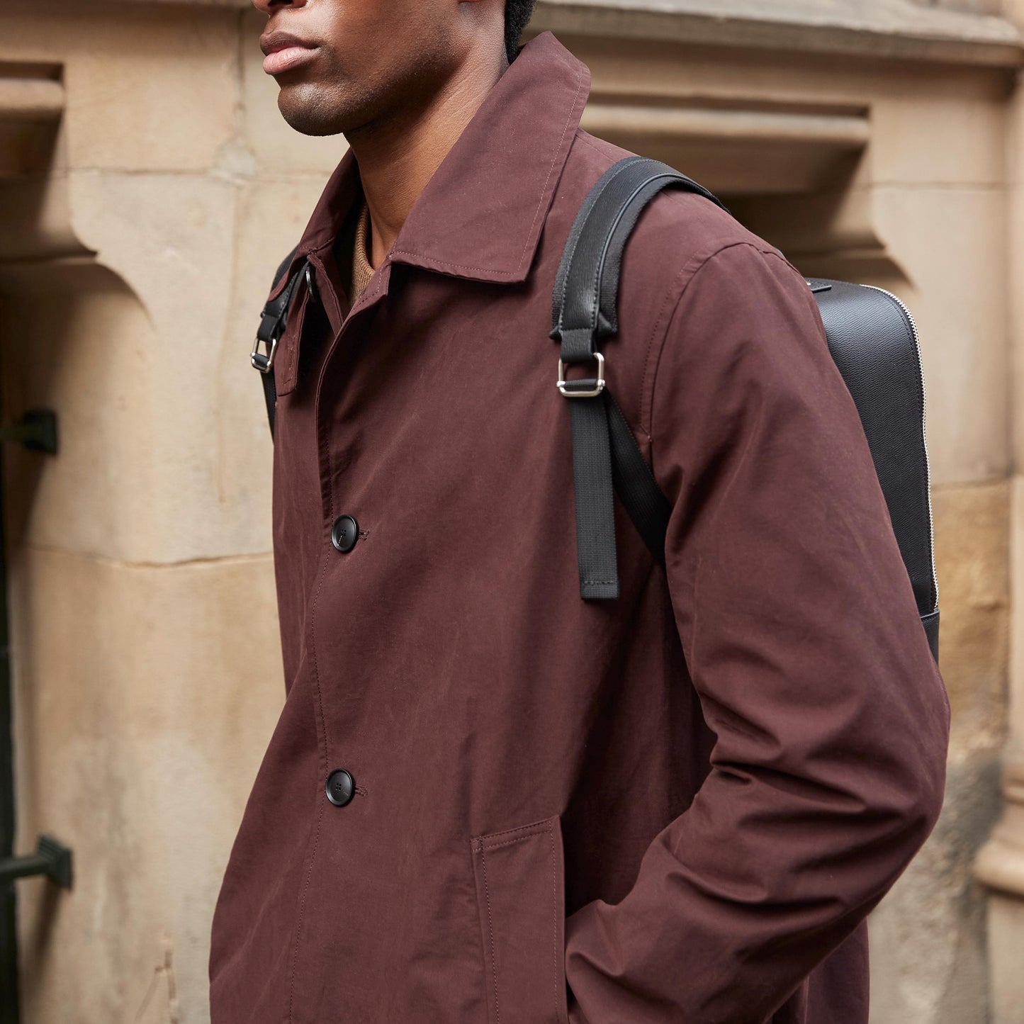 Tailored Luxe Backpack, Personalised Unisex Bag, Luxury Work or Travel Gift