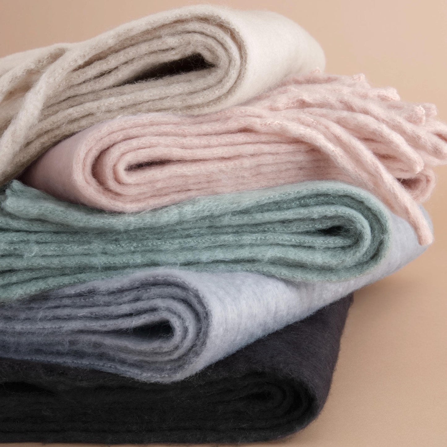 Fluffy Scarf, Oversized Winter Scarf, Cosy Gift for Her