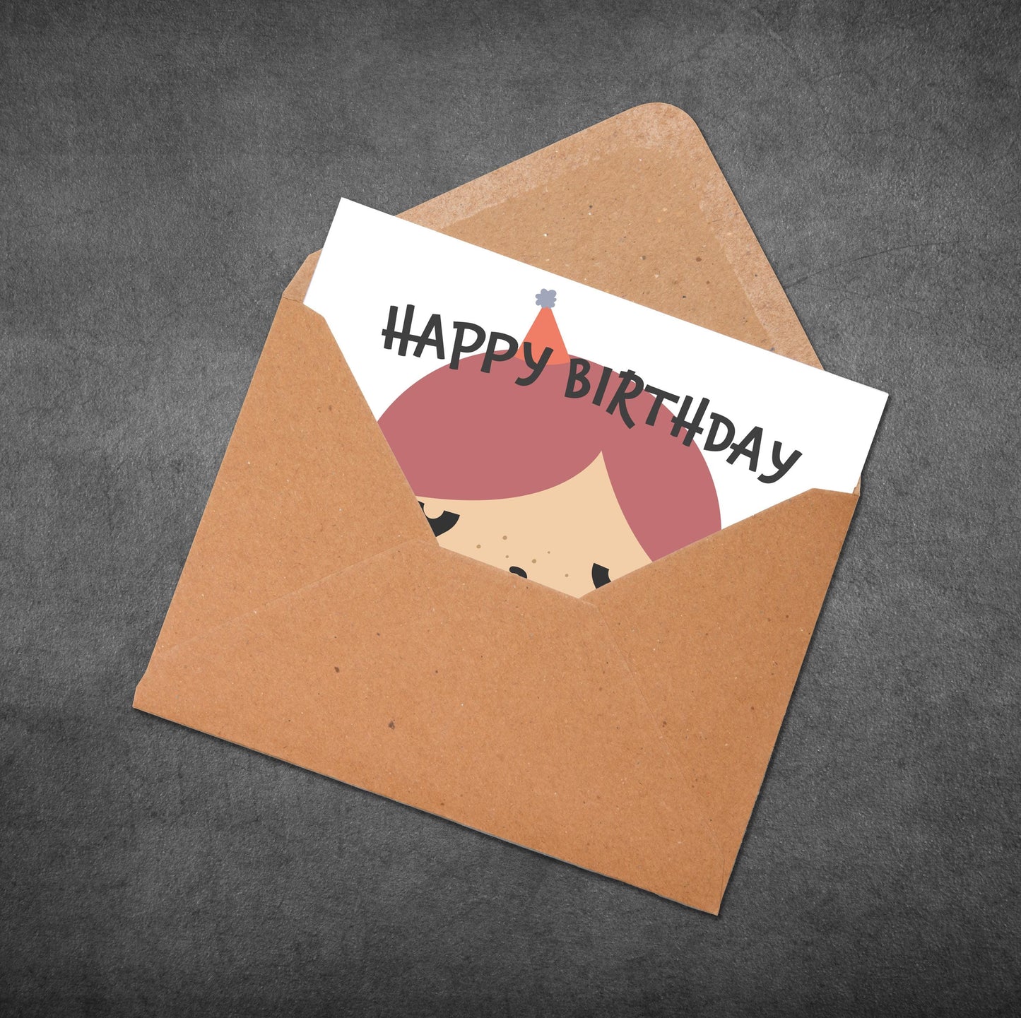 Personalized 13th Birthday Card for Teen Girl: Cake & Candles