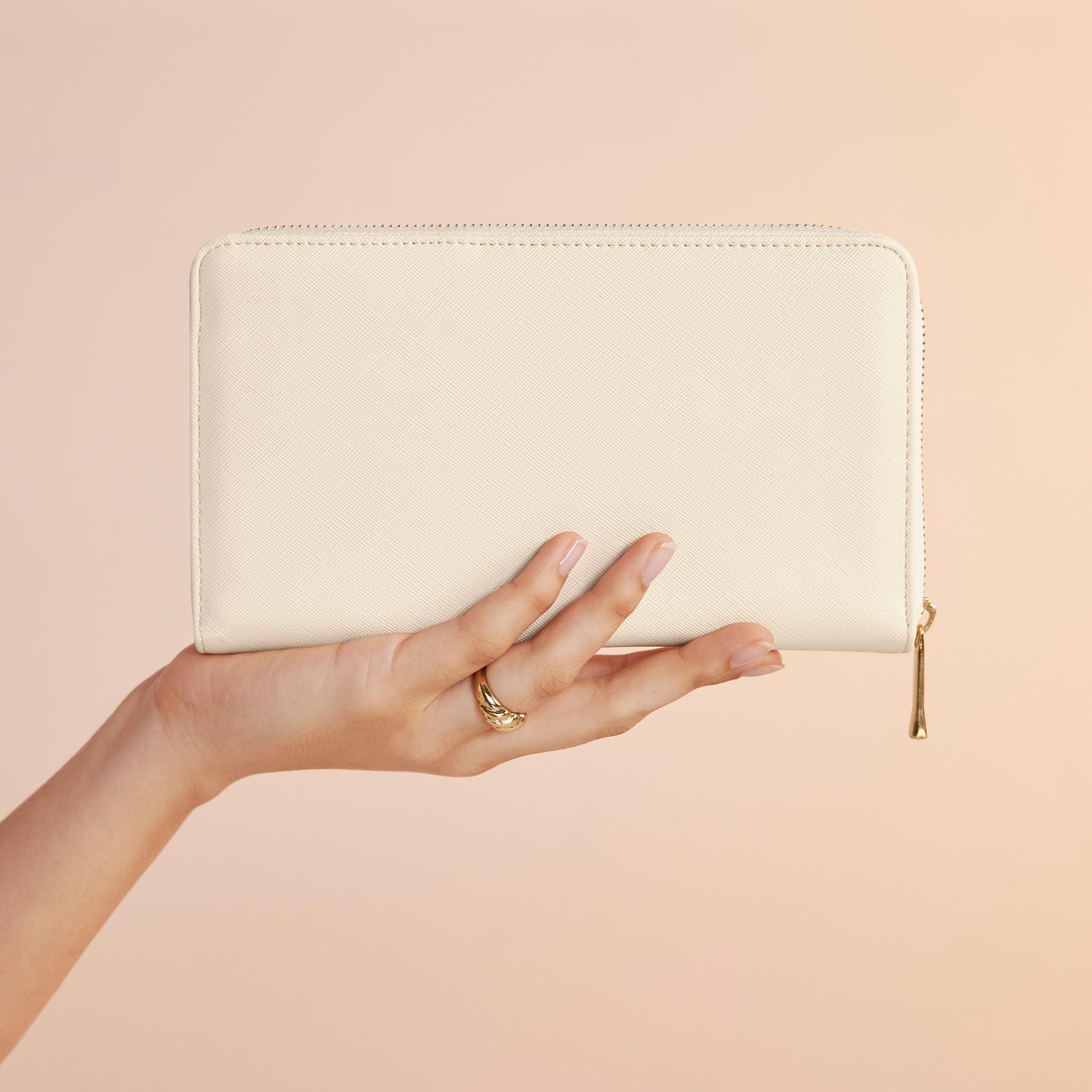 Cream Travel Jewellery Case, Personalised Bridesmaid Gift, Wedding Morning Keepsake