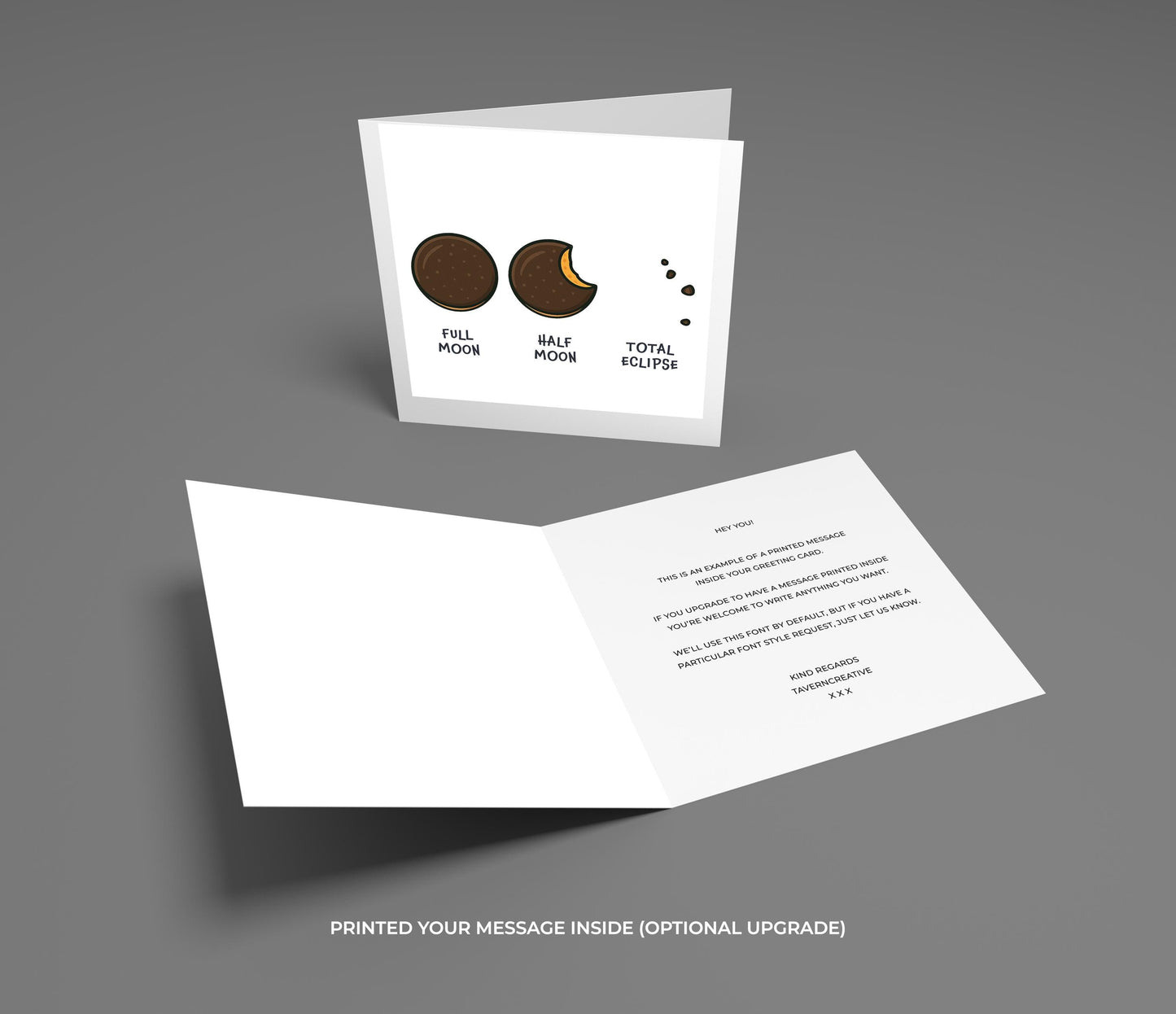 Funny Jaffa Cake Birthday Card: 90s Retro TV Ad Meme