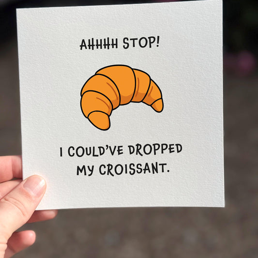 Funny Croissant Vine Birthday Card: Meme Pop Culture Gift