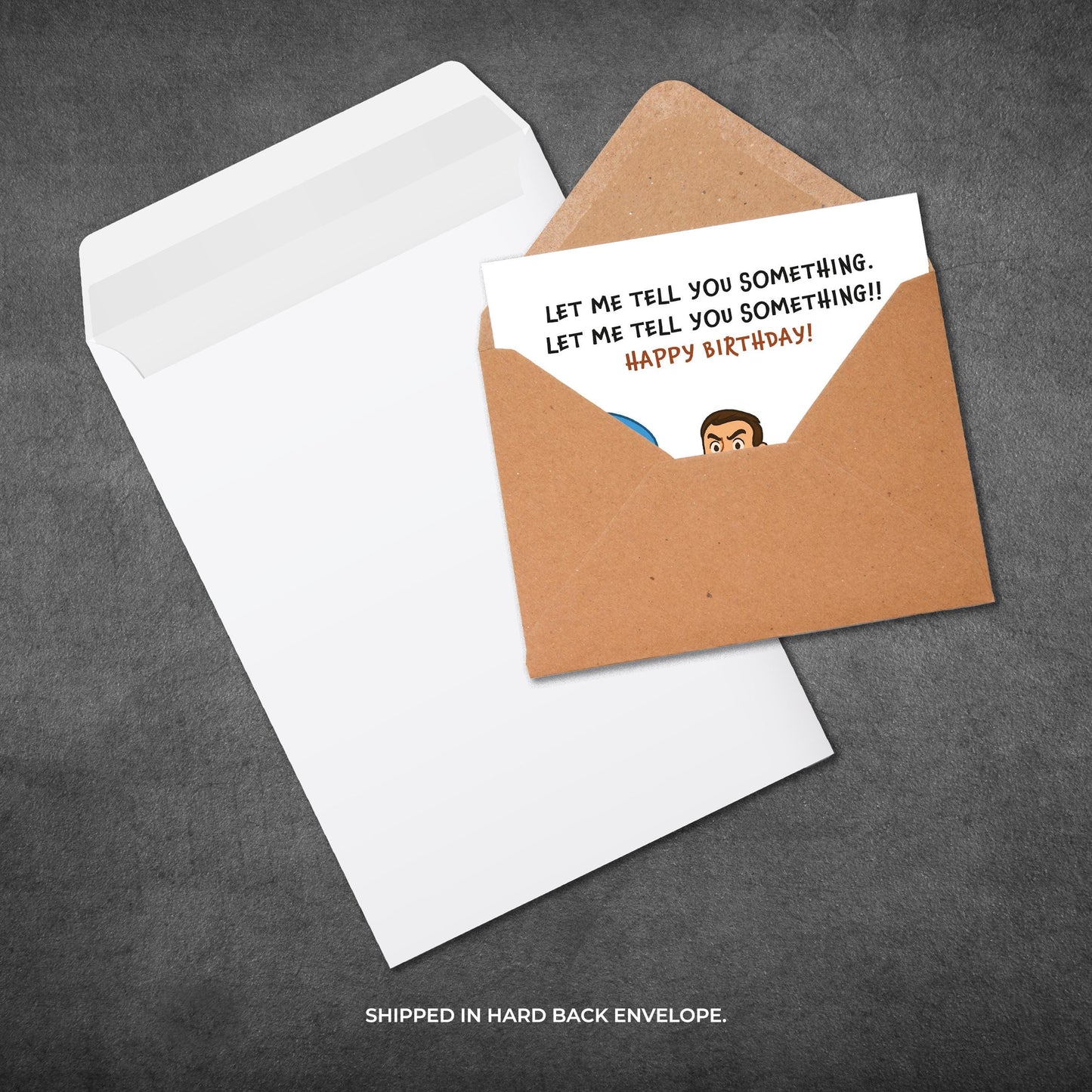 Funny Birthday Card: Let Me Tell You Something Meme - Bungee Jump Quote