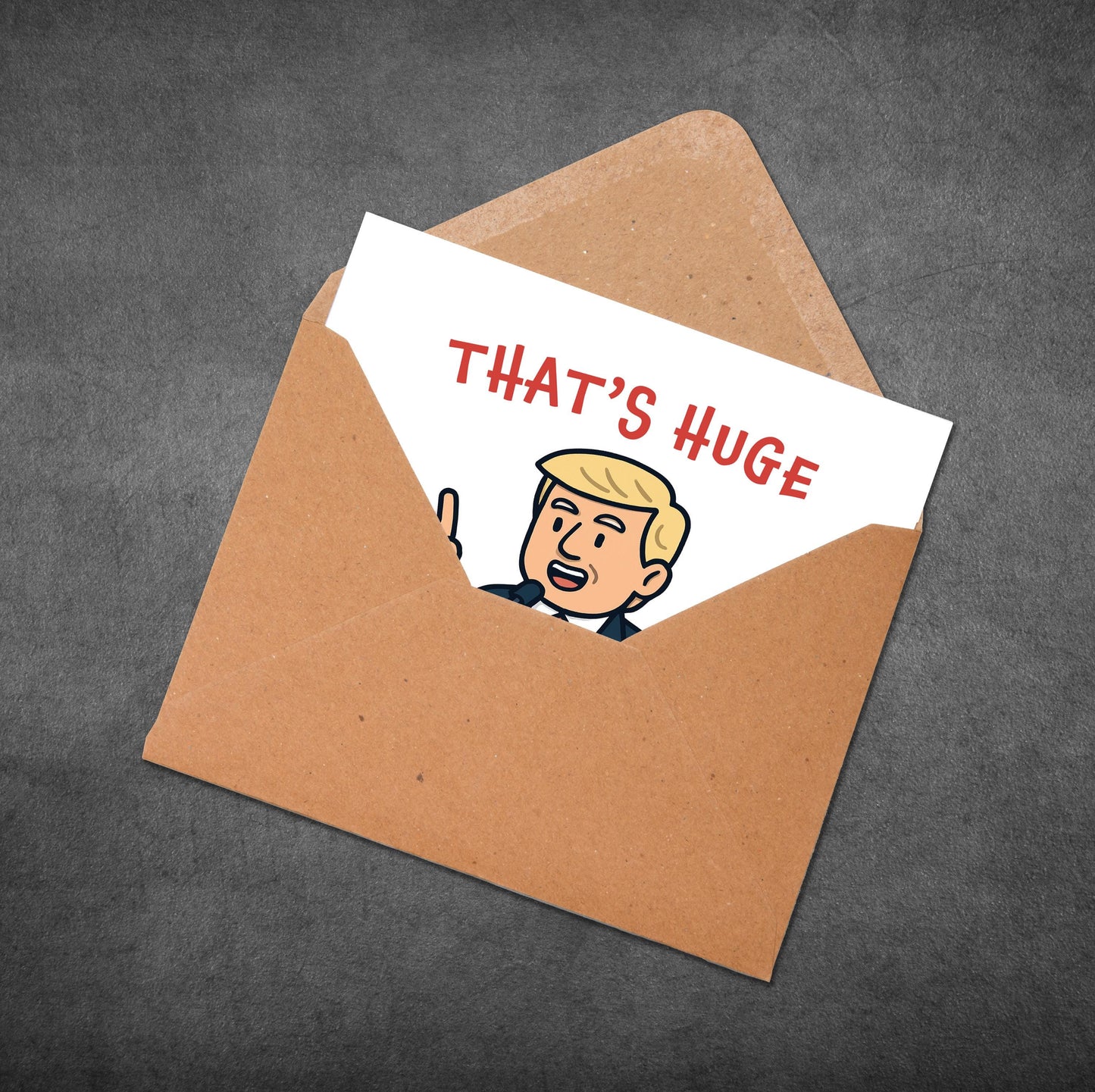 Funny Donald Trump Congratulations Card: New Job, Baby, Milestone
