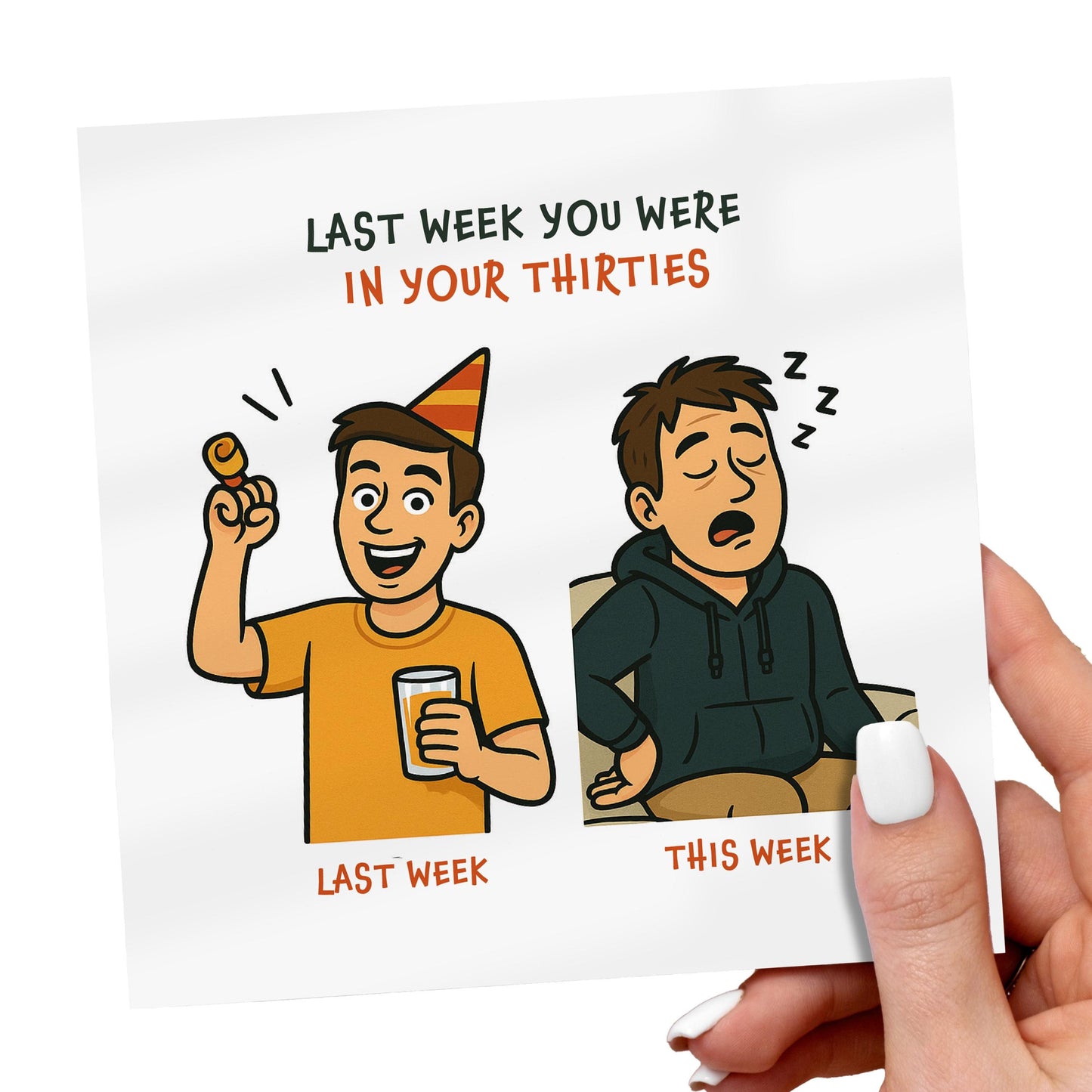 Funny 40th Birthday Card: Milestone Joke Card For Him