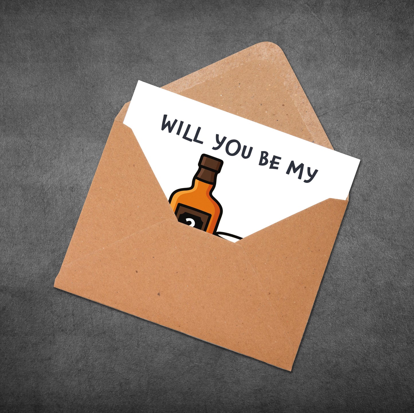 Will You Be My Best Man Card, Funny Best Man Proposal, Whisky Card, Groomsman Card, Wedding Party Card, Best Man Request Card
