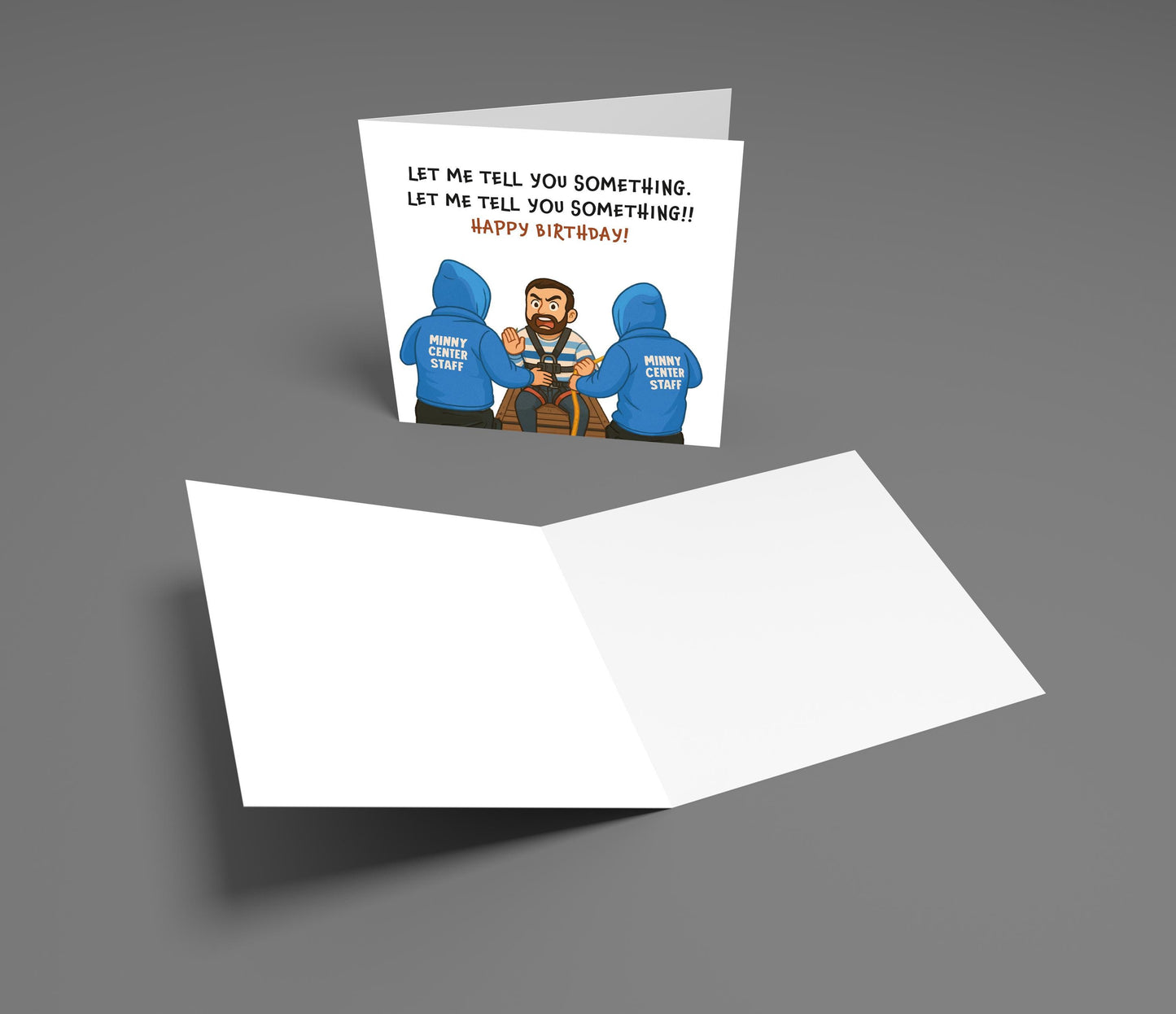 Funny Birthday Card: Let Me Tell You Something Meme - Bungee Jump Quote