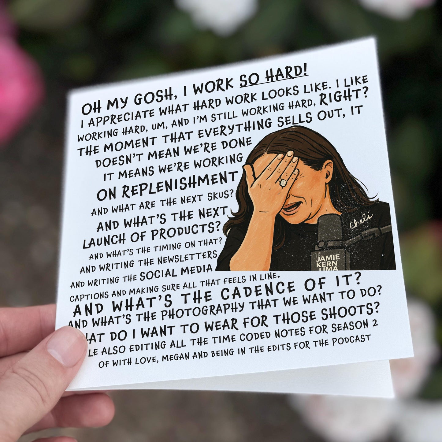 Funny Meghan Markle Meme Card: Viral Interview Quote, Pop Culture Greeting