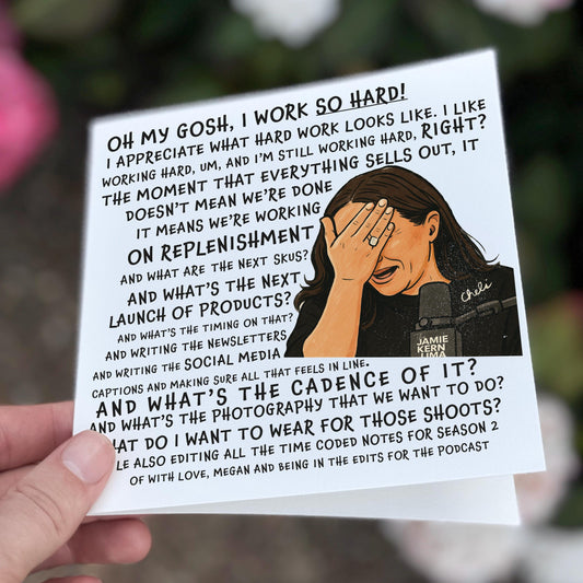 Funny Meghan Markle Meme Card: Viral Interview Quote, Pop Culture Greeting